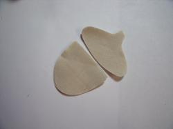 Acorn Laser Cut Appliques Set of 2