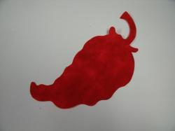 Chili Pepper Laser Cut Appliques