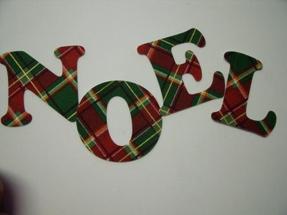 Christmas NOEL Letters Laser Cut Appliques
