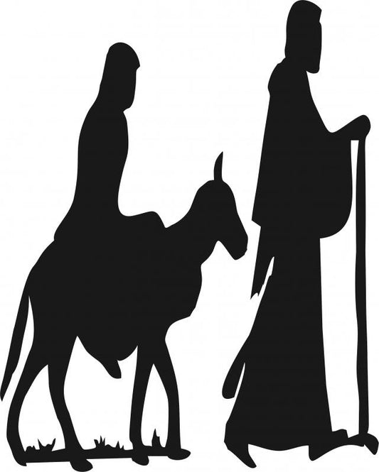 Nativity - Journey to Bethlehem Laser Cut Appliques