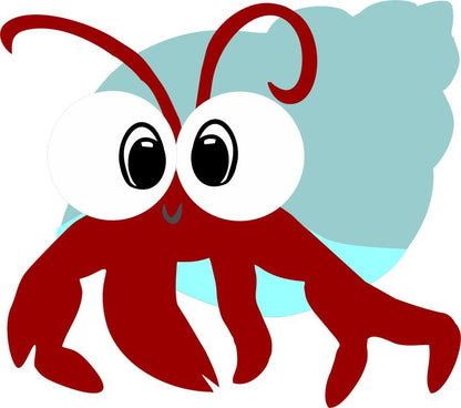 Kit - Crab Laser Cut Appliques