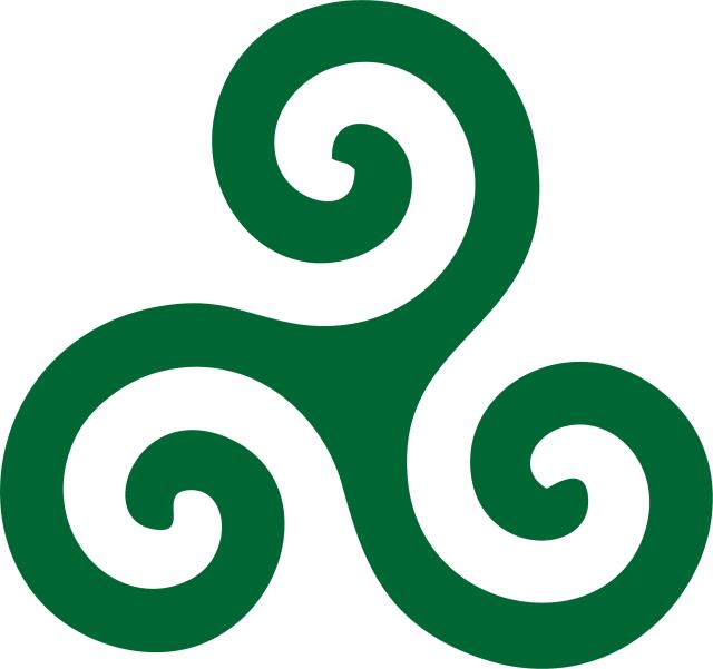 Triskelion Silhouette Laser Cut Appliques