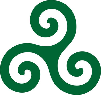 Triskelion Silhouette Laser Cut Appliques