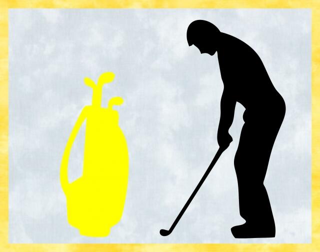 Kit - Mug Rug -  Golfer - Male