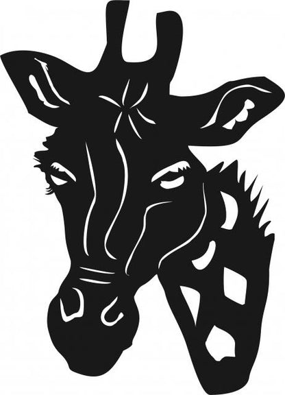 Giraffe Head Laser Cut Appliques