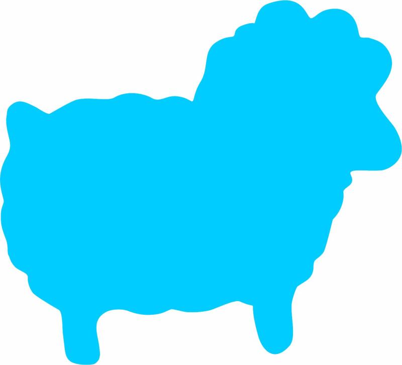 Easter Lamb Laser Cut Appliques