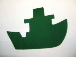 Tugboat Die Cut Appliques