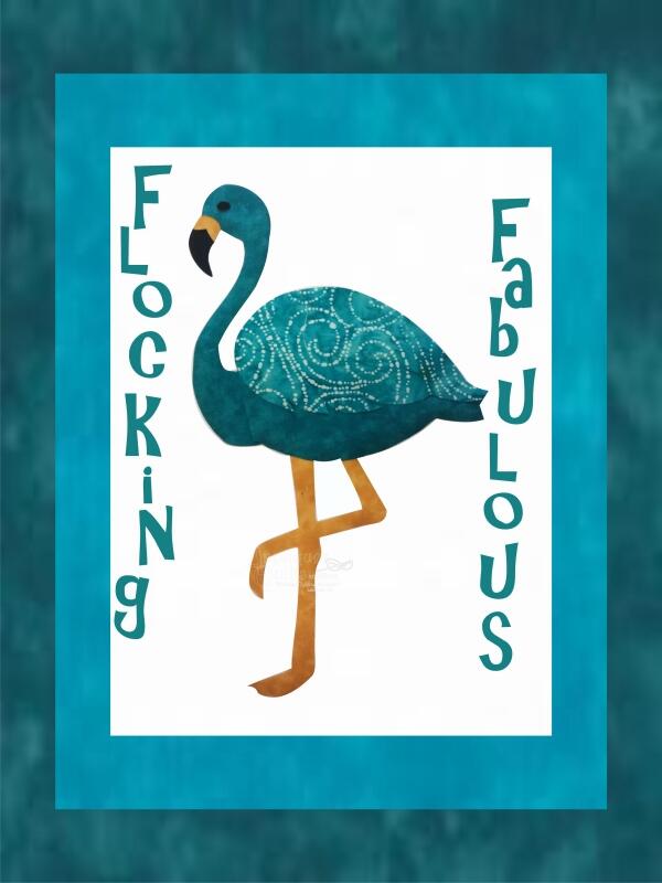 Flamingo Series - Sayings Teal