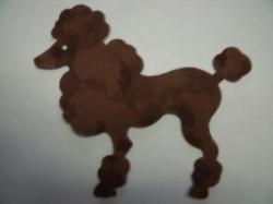 Poodle Laser Cut Appliques