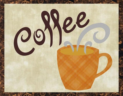 Kit - Mug Rug -  Coffee