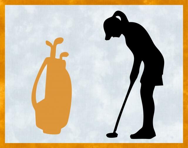 Kit - Mug Rug -  Golfer - Female
