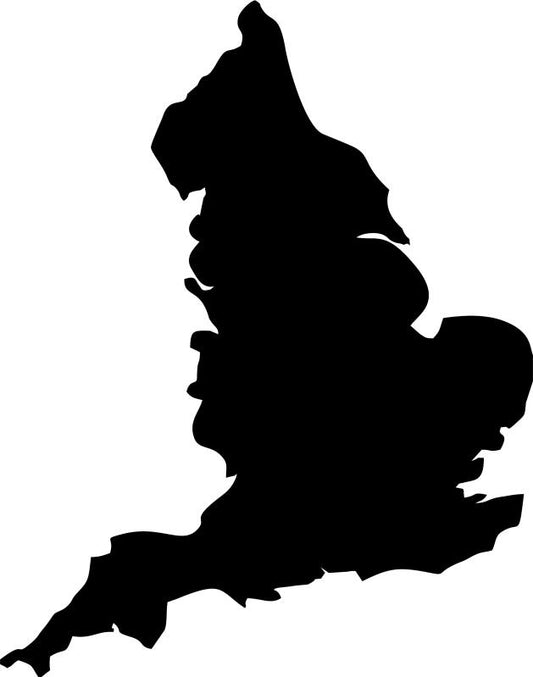 England Silhouette Laser Cut Appliques