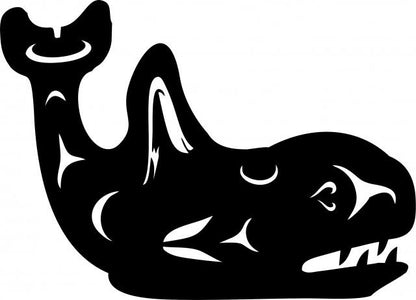 Whale Symbol Laser Cut Appliques