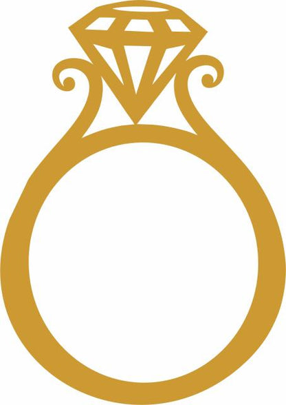 Engagement Ring Laser Cut Appliques