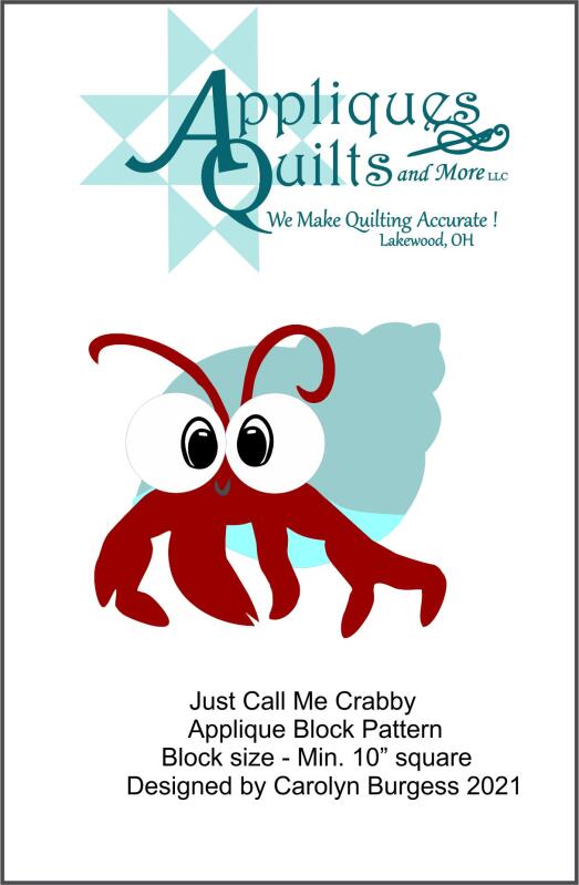 Pattern - Crab Applique
