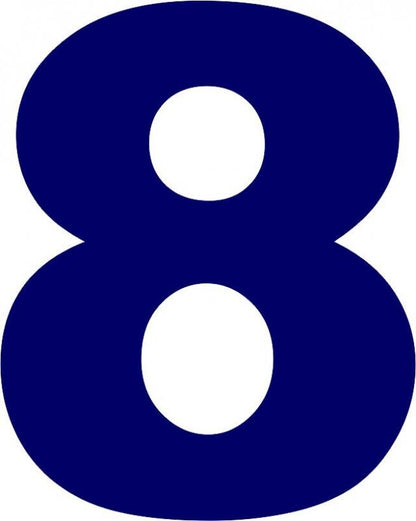 Number - "8" Laser Cut Appliques