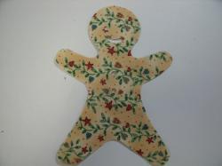 Christmas Gingerbread Man Laser Cut Appliques