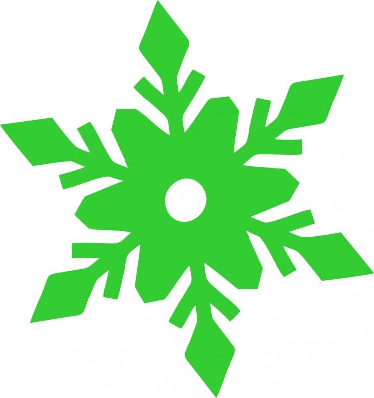 Snowflake Design #5 Laser Cut Appliques