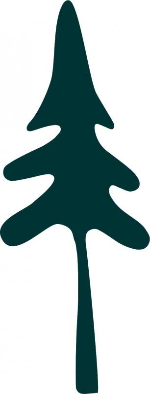 Cedar Tree Laser Cut Appliques