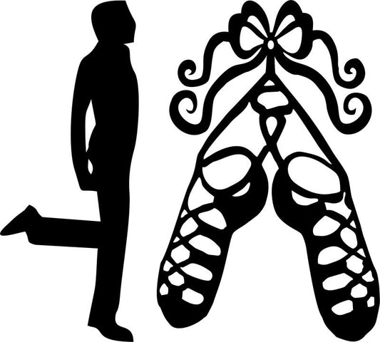 Silhouette - Gillies & Male Dancer