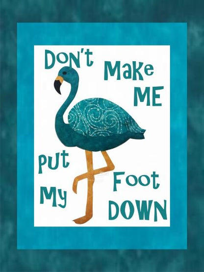 Flamingo Series - Sayings Teal