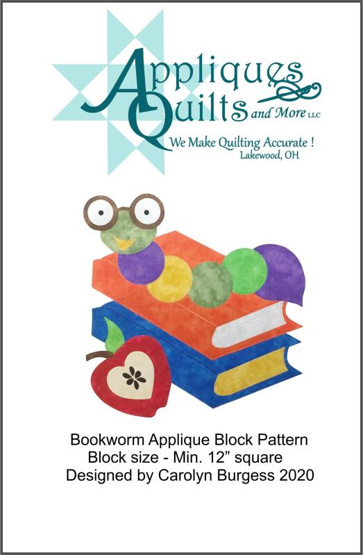 Pattern - Bookworm Applique