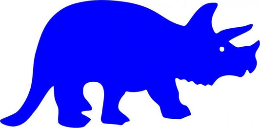 Dinosaur - Triceratops Laser Cut Appliques