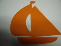 Sailboat Die Cut Appliques
