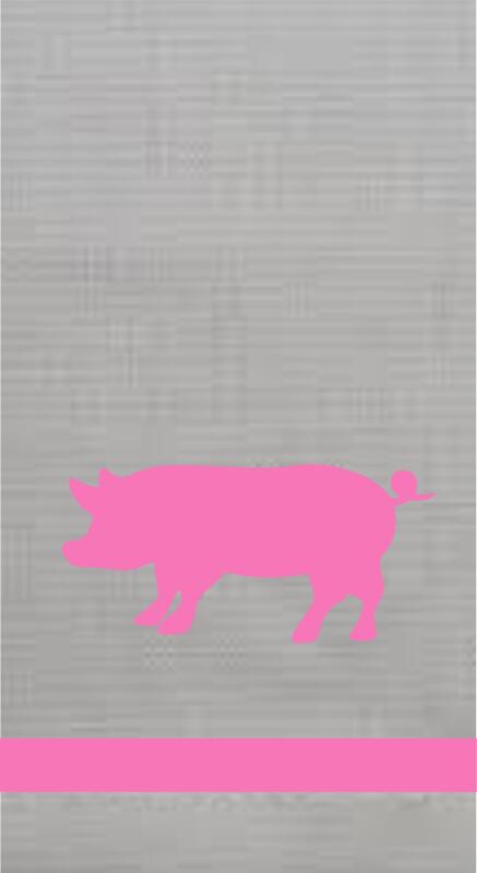 Towel Applique Kit - Pig