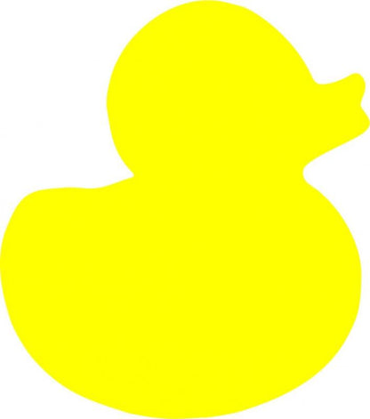 Rubber Duckie Laser Cut Appliques