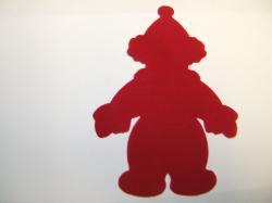Clown Laser Cut Appliques