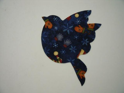 Christmas Bird Laser Cut Appliques