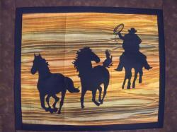 Horse with Head Turned Silhouettes Laser Cut Appliques