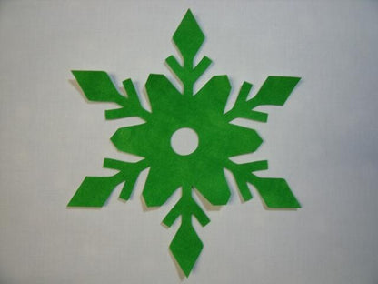 Snowflake Design #5 Laser Cut Appliques