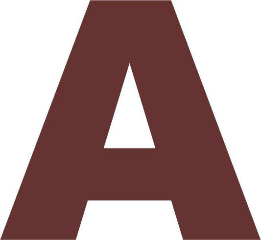 Letter - “A” Capital  Laser Cut Appliques