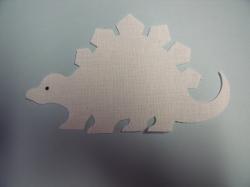 Dinosaur - Stegosaurus Laser Cut Appliques