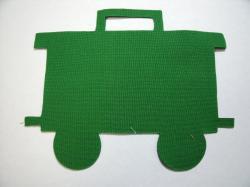 Christmas Train Caboose Laser Cut Appliques