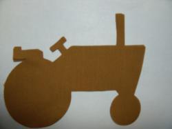 Tractor Laser Cut Appliques