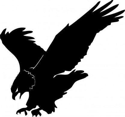 Eagle Silhouette Laser Cut Appliques