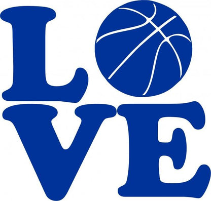 KIT - LOVE - Basketball Laser Cut Silhouettes