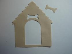 Dog House Laser Cut Appliques