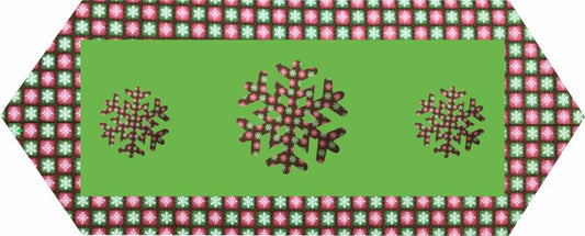 10 Minute Table Runner - Snowflakes