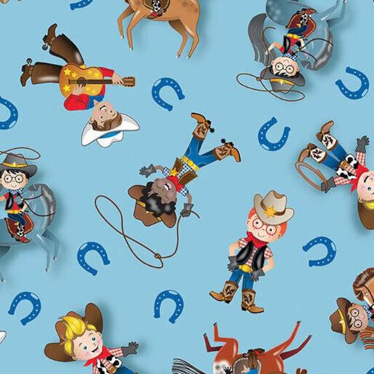 Lil Buckaroos - Blue Tossed