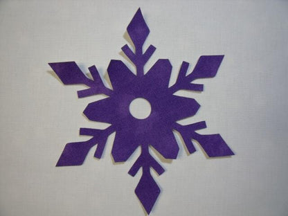 Snowflake Design #5 Laser Cut Appliques