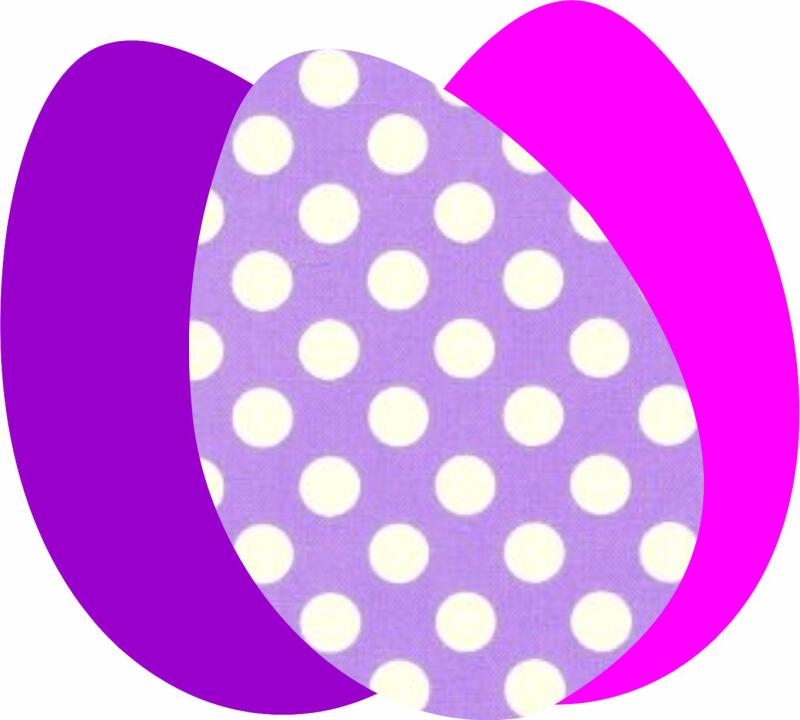 Easter Egg Laser Cut Appliques