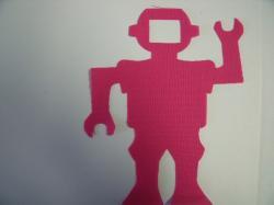 Robot Laser Cut Appliques