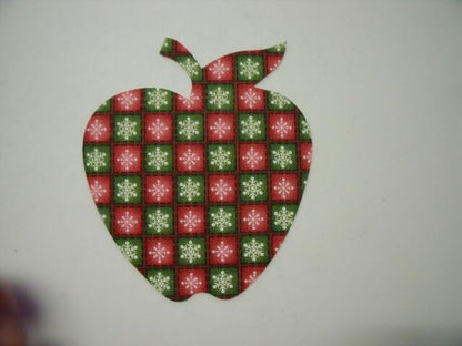 Christmas Apple Laser Cut Appliques