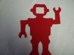 Robot Laser Cut Appliques