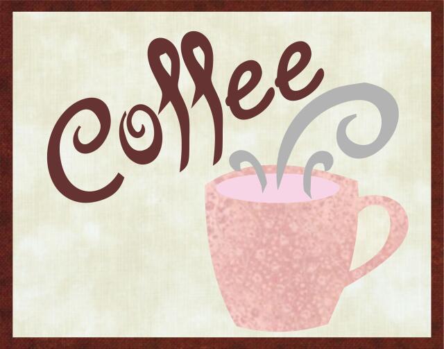 Kit - Mug Rug -  Coffee
