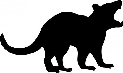Tasmanian Devil Laser Cut Silhouette